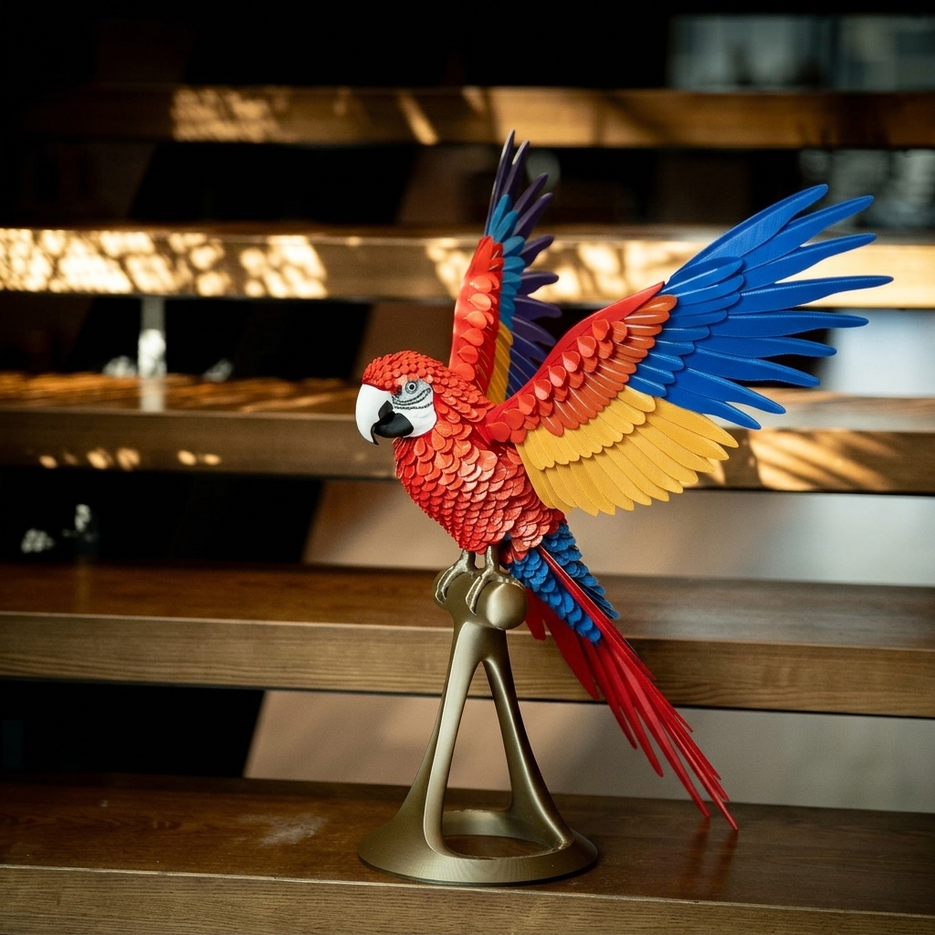 3D打印金刚鹦鹉